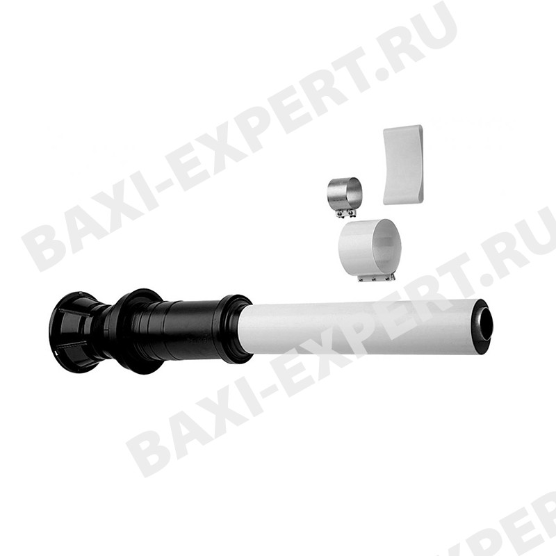 Вертикальный наконечник для коаксиальной трубы D60/100 мм L1000